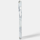 Witte Marmeren iPhone 16 Pro Hoesje (Achterkant / Links)