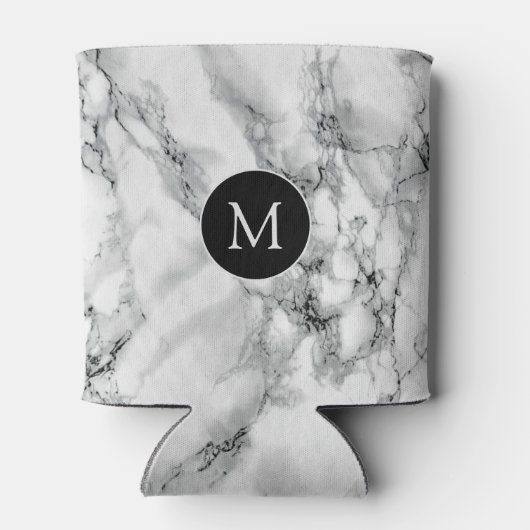 Witte marmeren Koelbox met aangepaste letter Blikjeskoeler (Achterkant)