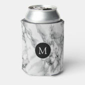 Witte marmeren Koelbox met aangepaste letter Blikjeskoeler (Blikje Achterkant)