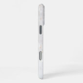 Witte marmeren muur getextureerd iPhone hoesje (Rechterkant)