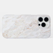 Witte marmeren muur getextureerd iPhone hoesje (Achterkant horizontaal)