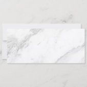 Witte marmeren platte kaart (Achterkant)