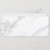 Witte marmeren platte kaart (Voorkant)