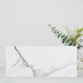 Witte marmeren platte kaart (Staand voorkant)