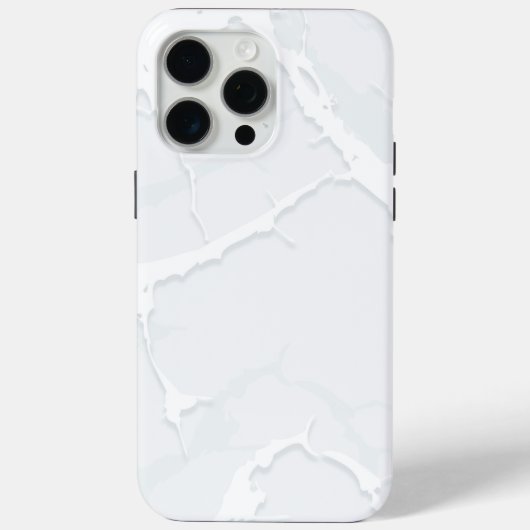 Witte marmeren schroot Elegant Case-Mate iPhone Case (Achterkant)