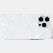 Witte marmeren schroot Elegant Case-Mate iPhone Case (Achterkant (horizontaal))