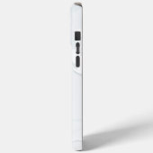 Witte marmeren schroot Elegant Case-Mate iPhone Case (Achterkant / Links)