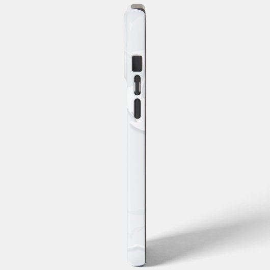 Witte marmeren schroot Elegant Case-Mate iPhone Case (Achterkant / Links)