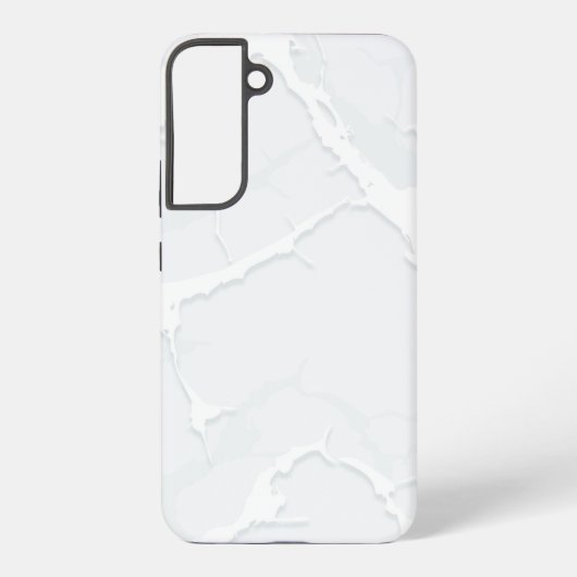 Witte marmeren schroot Elegant Samsung Galaxy Hoesje (Achterkant)