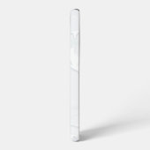 Witte marmeren schroot Elegant Samsung Galaxy Hoesje (Linkerkant)