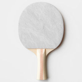 Witte Marmeren Steen Eenvoudig Tafeltennisbatje