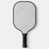 Witte Marmeren Steen Pickleball Paddle (Voorkant)