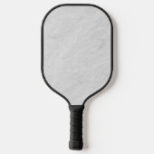 Witte Marmeren Steen Pickleball Paddle (Achterkant)