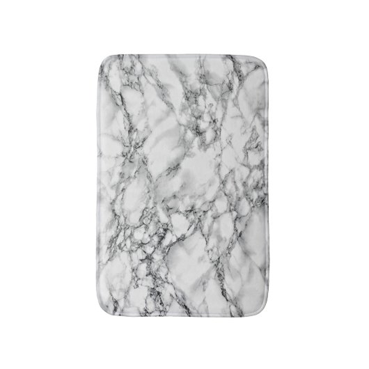 Witte Marmeren Stenen Badmat Modern Ontwerp (Voorkant Verticaal)