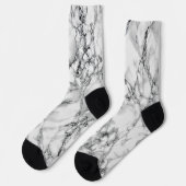 Witte marmeren stenen sokken modern ontwerp  (Links)