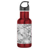 Witte marmeren stenen waterfles (Voorkant)