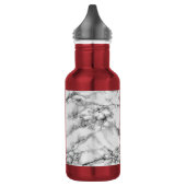 Witte marmeren stenen waterfles (Links)