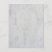 Witte marmerpatroon flyer (Voorkant)