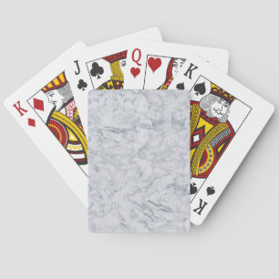 Witte marmerspeelkaarten pokerkaarten