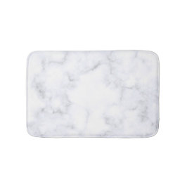Witte marmertextuur badmat