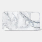 Witte marmertextuur Case-Mate iPhone case (Achterkant (horizontaal))