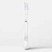 Witte marmertextuur Case-Mate iPhone case (Achterkant / Links)