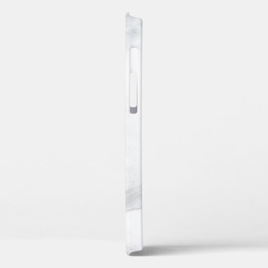 Witte marmertextuur Case-Mate iPhone case (Achterkant / Links)