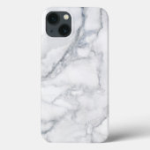 Witte marmertextuur Case-Mate iPhone case (Achterkant)