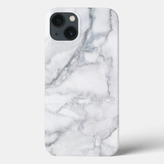 Witte marmertextuur Case-Mate iPhone case (Achterkant)