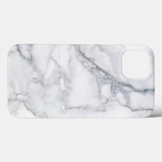 Witte marmertextuur Case-Mate iPhone case (Achterkant (horizontaal))