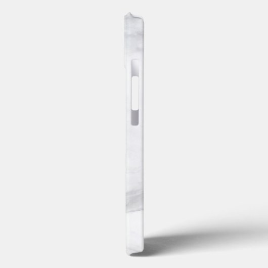Witte marmertextuur Case-Mate iPhone case (Achterkant / Links)