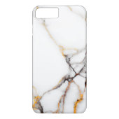 Witte marmertextuur Case-Mate iPhone case (Achterkant)