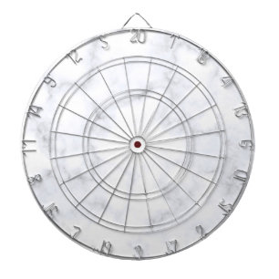 Witte marmertextuur dartbord