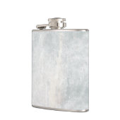 Witte marmertextuur heupfles (Links)