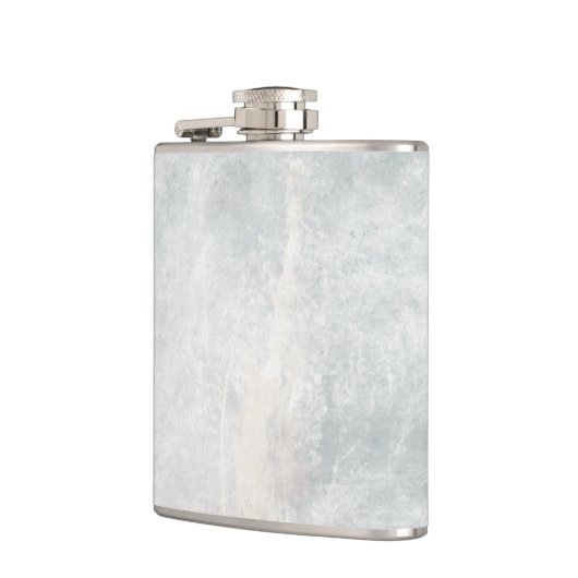 Witte marmertextuur heupfles (Links)