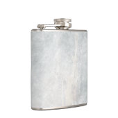 Witte marmertextuur heupfles (Rechts)