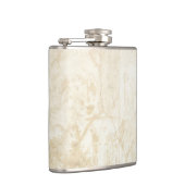 Witte marmertextuur heupfles (Rechts)