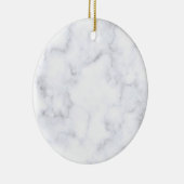 Witte marmertextuur keramisch ornament (Rechts)