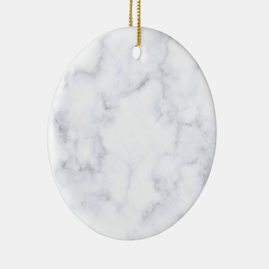 Witte marmertextuur keramisch ornament (Rechts)