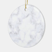 Witte marmertextuur keramisch ornament (Links)