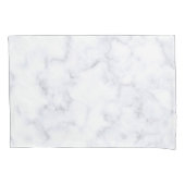 Witte marmertextuur kussensloop (Voorkant)