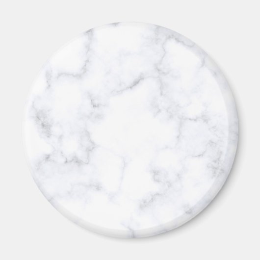 Witte marmertextuur magneet (Voorkant)