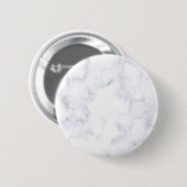 Witte marmertextuur ronde button 5,7 cm (Voorkant /achterkant)