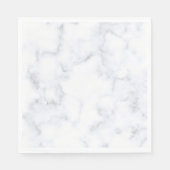 Witte marmertextuur servet (Voorkant)