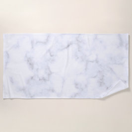 Witte marmertextuur strandlaken