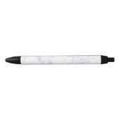 Witte marmertextuur zwarte inkt pen (Voorkant)
