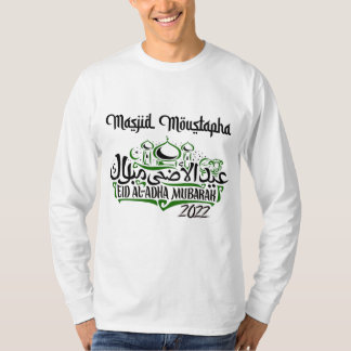 Witte - Masjid Moustapha EID Mubarak Long hoes T-shirt