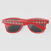 Witte Meerkat in cirkels, zonnebril (Achterkant)