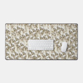 Witte Meerkat leger, bureaumat (Keyboard & Muis)