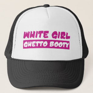 Witte meisjes getto-bootje trucker pet